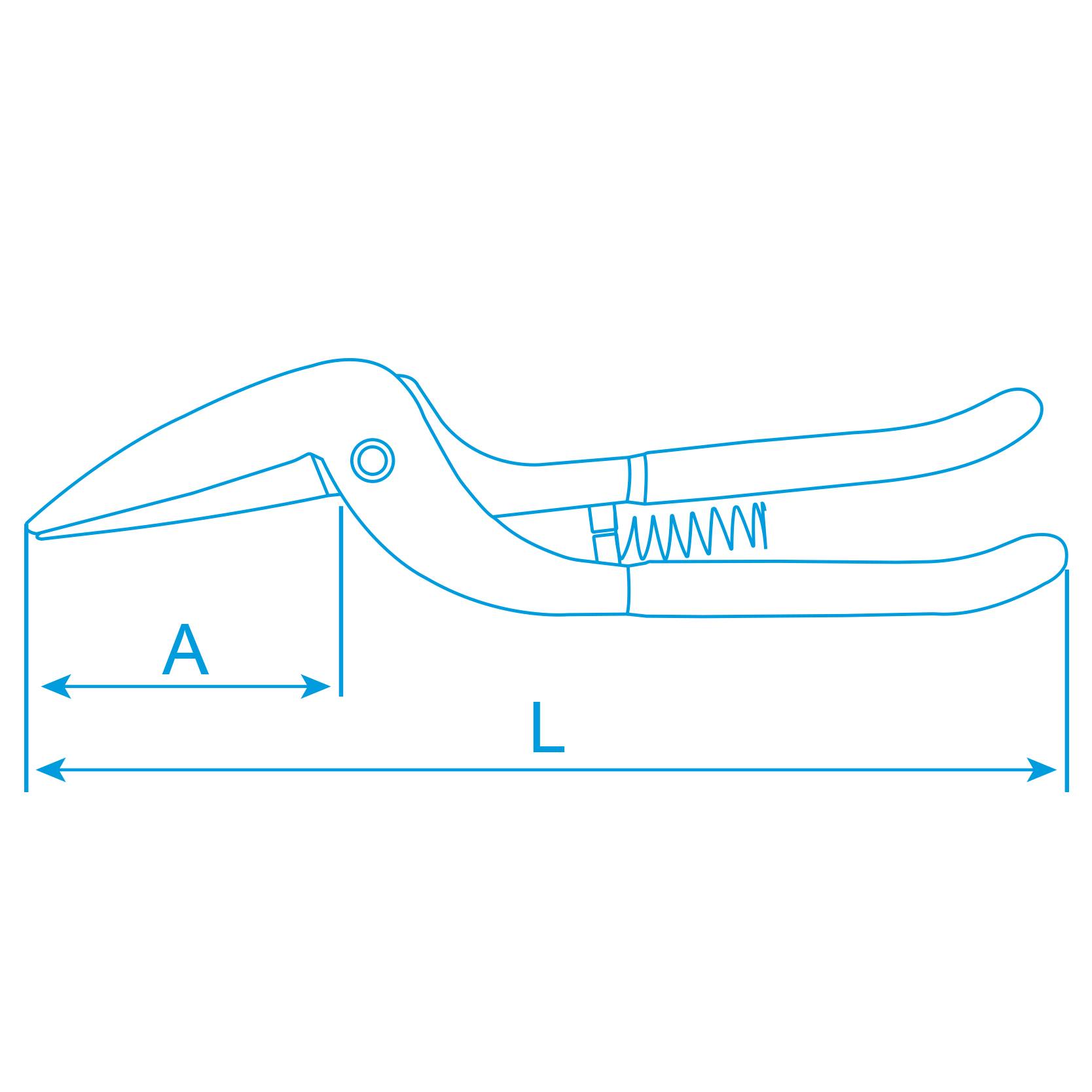 Cisaille à tôle coupe à droite – Image 2