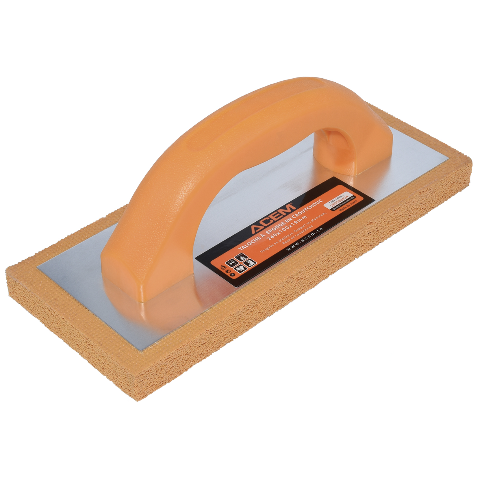 500434 - Taloche à éponge en caoutchouc