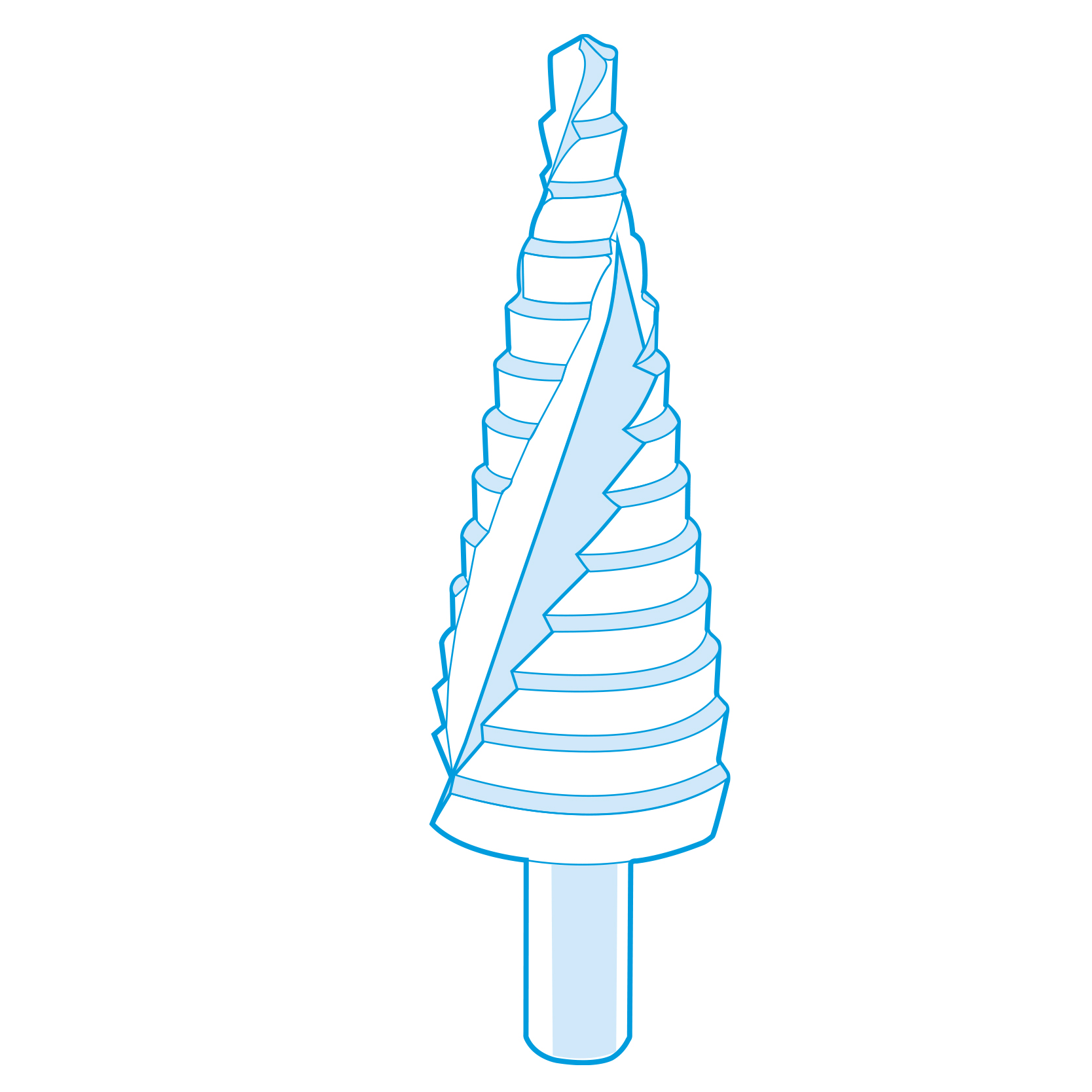 960050 - FRAISE ÉTAGÉE HSS – Image 3