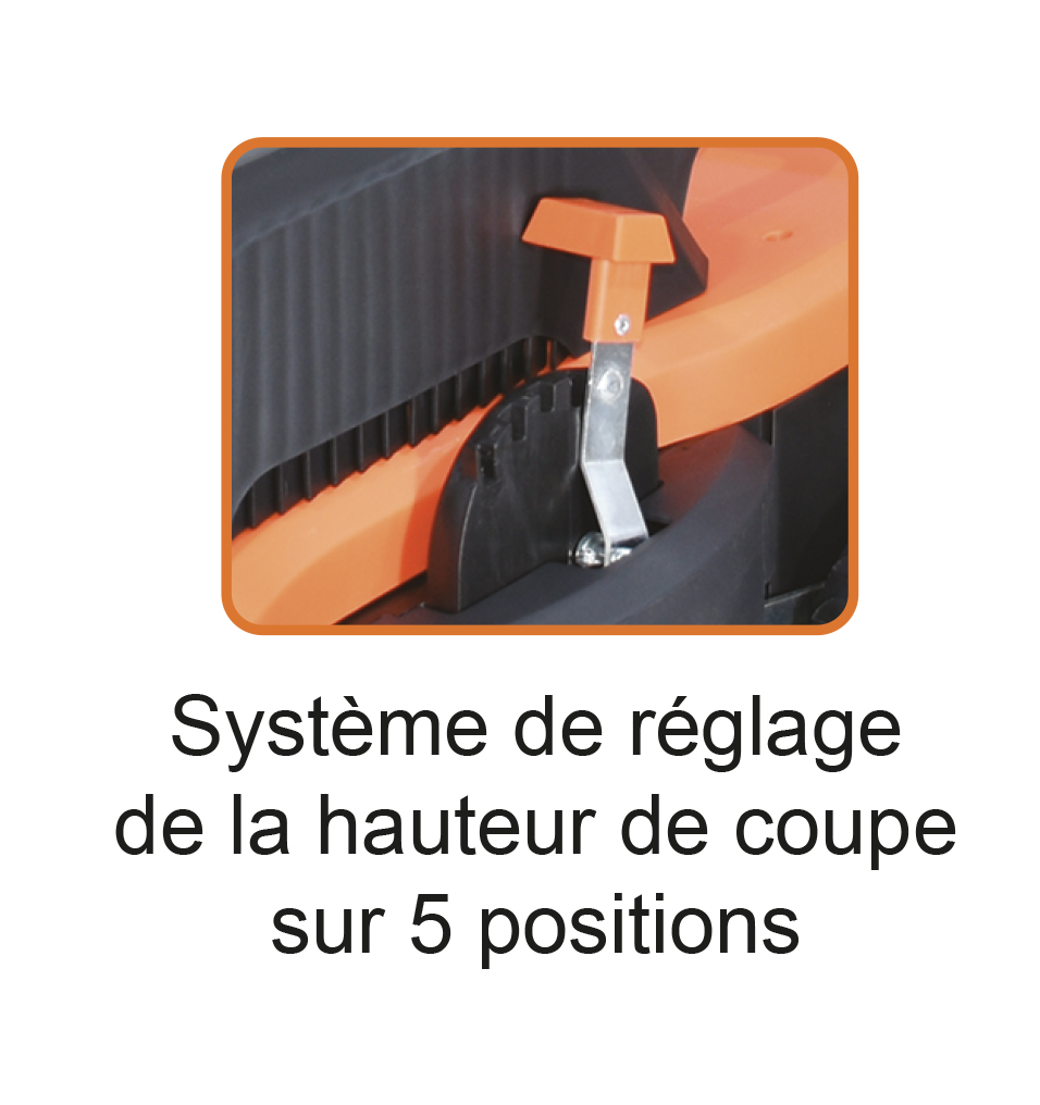 722160 - Tondeuse à gazon 1600W – Image 3