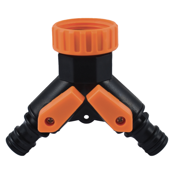 770714 - Raccord Y de robinet à 2 sorties 1"-3/4" RP22