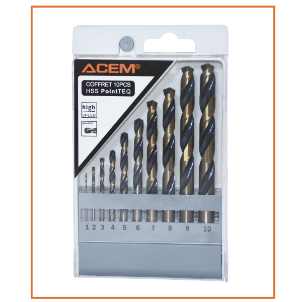 960033 - COFFRET DE 10 FORETS À MÉTAUX PROBOX HSS PointTEQ – Image 2